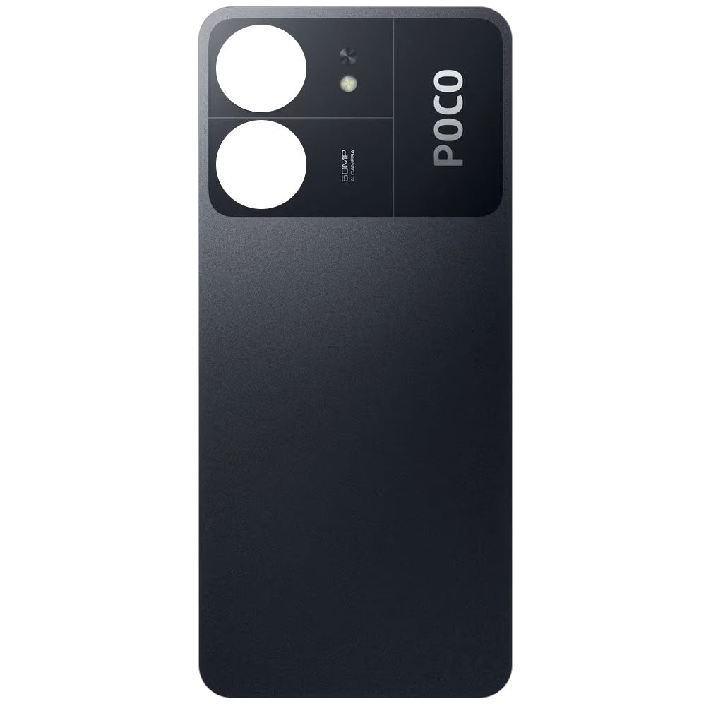 Batterideksel Xiaomi Poco C65, Svart, Service Pack 1610111001479A