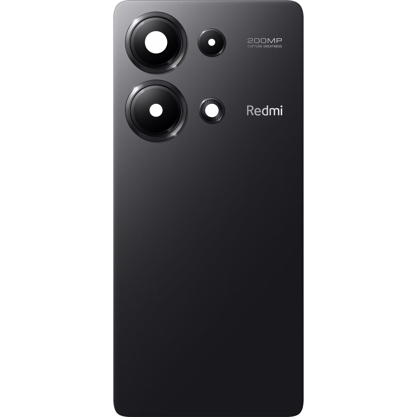 Batterideksel Xiaomi Redmi Note 13 Pro 4G, Svart (Midnattssvart), Servicepakke 56000700N600