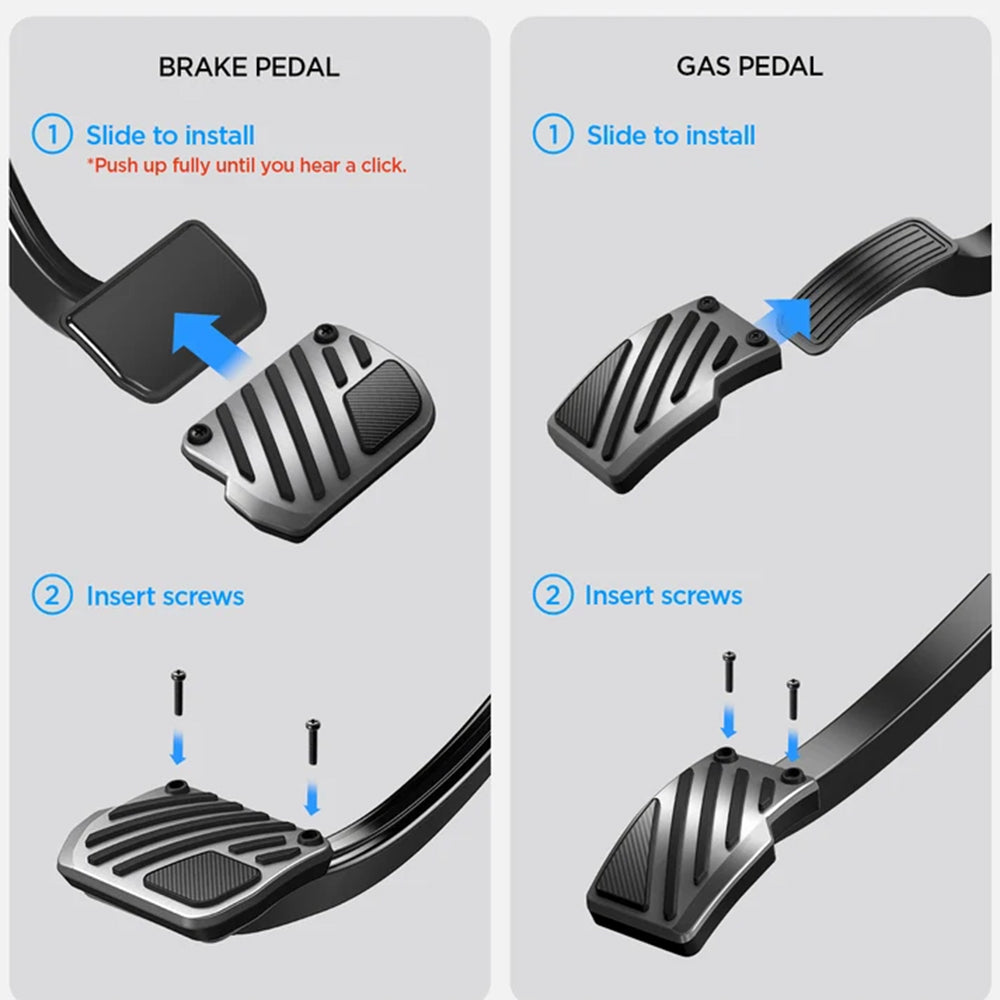 Spigen Line Design TO200P Pedaldeksler for Tesla Y / 3 ACP11627