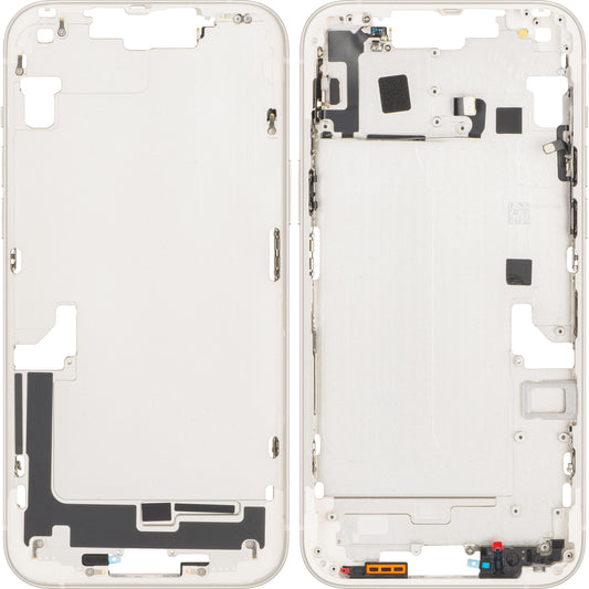 Carcasa Mijloc Apple iPhone 14 Plus, hvit (Starlight), Swap