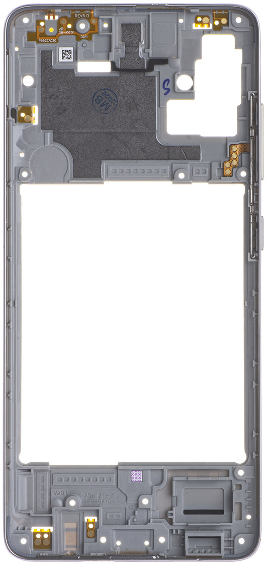 Samsung Galaxy Galaxy A51 A515 Halvdeksel, sølv
