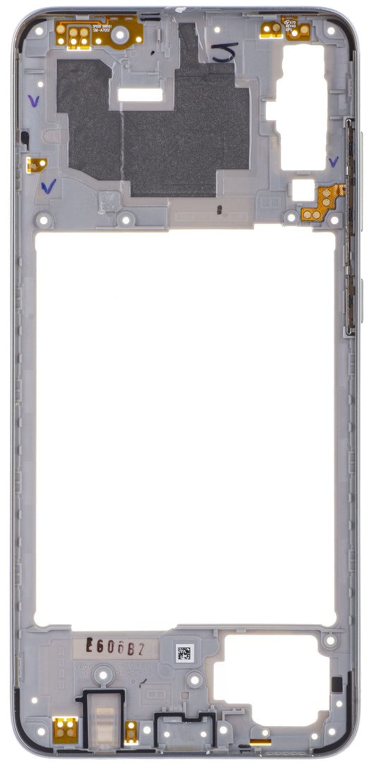 Samsung Galaxy Galaxy A70 A705 Mid Case - Sølv