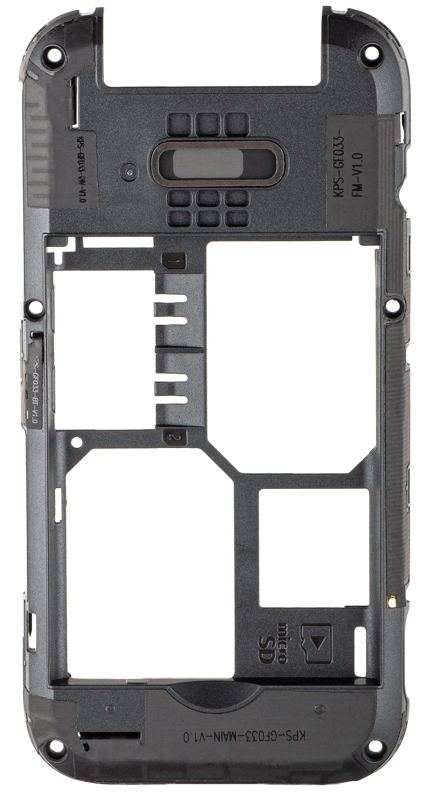 D Shell Cover for HMD 2660 Flip, Svart