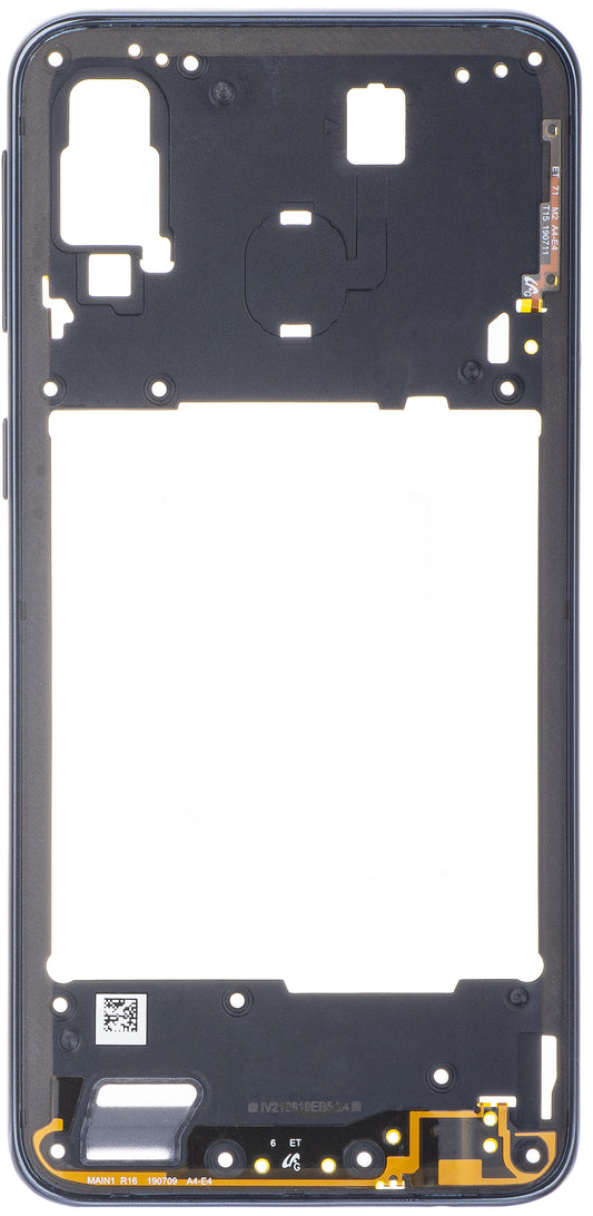 Samsung Galaxy Galaxy A40 A405 Halvdeksel - Svart