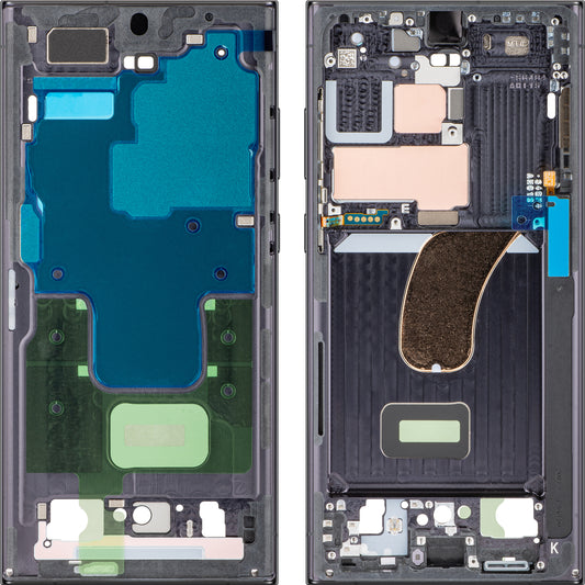 Samsung Galaxy Galaxy S23 Ultra S918, Svart (Phantom Black), Servicepakke GH96-15833A