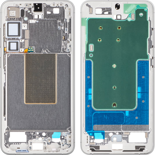 Samsung Galaxy Galaxy S24+ S926 Halvdeksel, Grå (Marmorgrå), Servicepakke GH82-3343413B