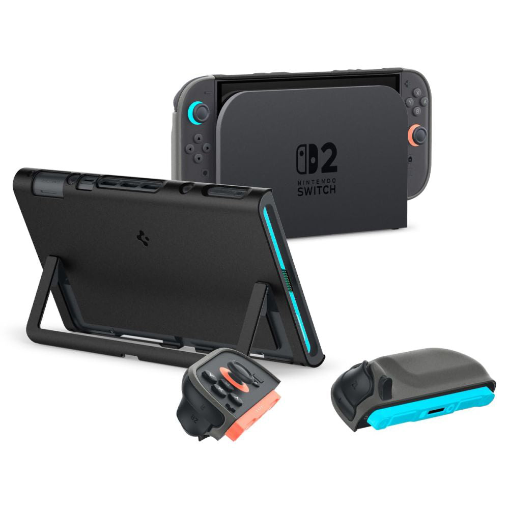 Spigen Nano Pop beskyttelsesdeksel for Nintendo Switch 2, Svart ACS10206