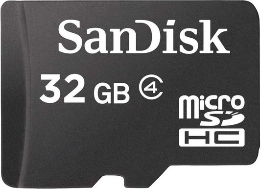 SanDisk microSDHC-minnekort, 32 GB, klasse 4 SDSDQM-032G-B35