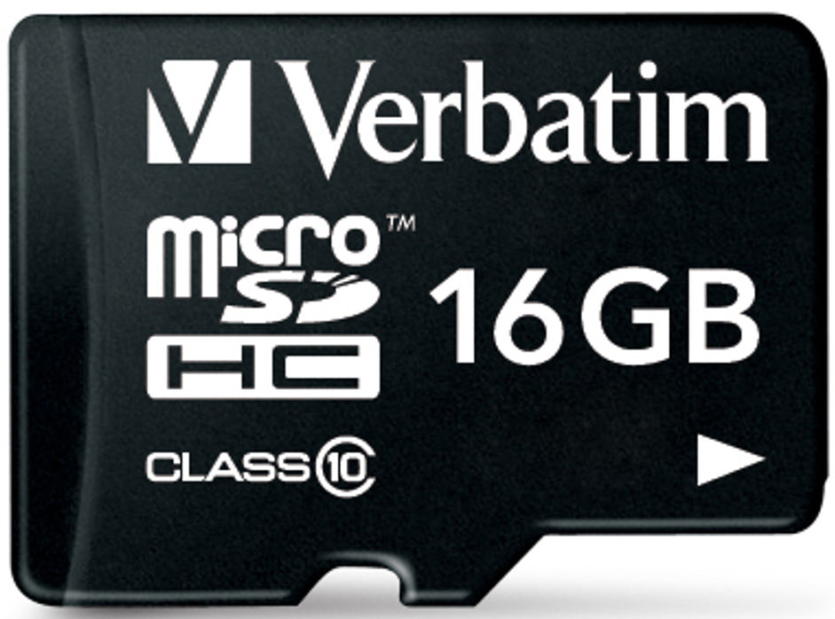 Verbatim microSDHC-minnekort, 16GB, Klasse 10 / UHS-1 U1, med adapter 44082
