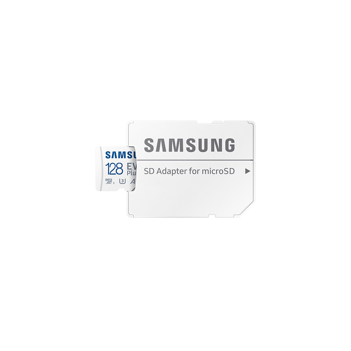 Minnekort microSDXC Samsung Evo Plus, 128GB, Klasse 10 / UHS-1 U3, med adapter MB-MC128SA/EU