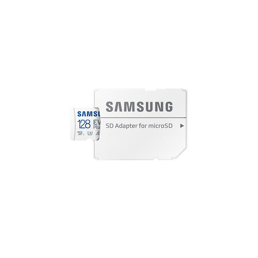 Samsung Evo Plus microSDXC minnekort microSDXC, 128 GB, klasse 10 / UHS-1 U3, med adapter MB-MC128SA/EU