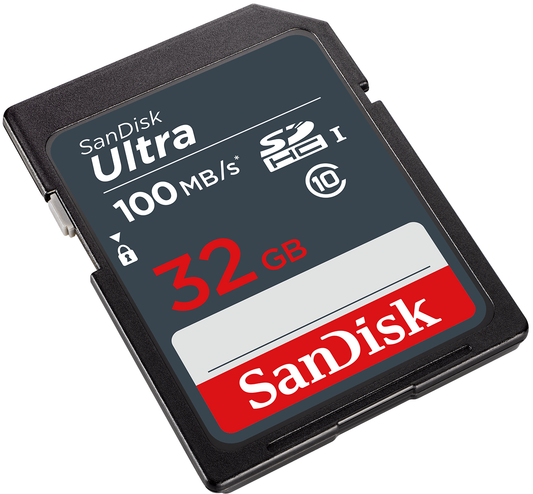 SDHC-minnekort SanDisk Ultra, 32GB, Klasse 10 SDSDUNR-032G-GN3IN