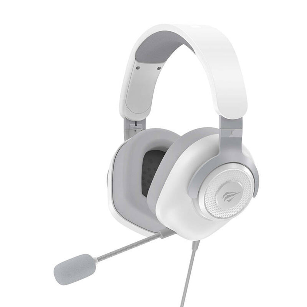 Gaminghodetelefoner 3.5mm HAVIT H2230d, 1.8m, Hvite
