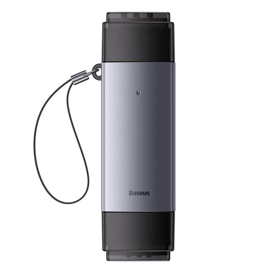 USB / USB-C-kortleser Baseus Lite, SD - microSD, grå WKQX060113