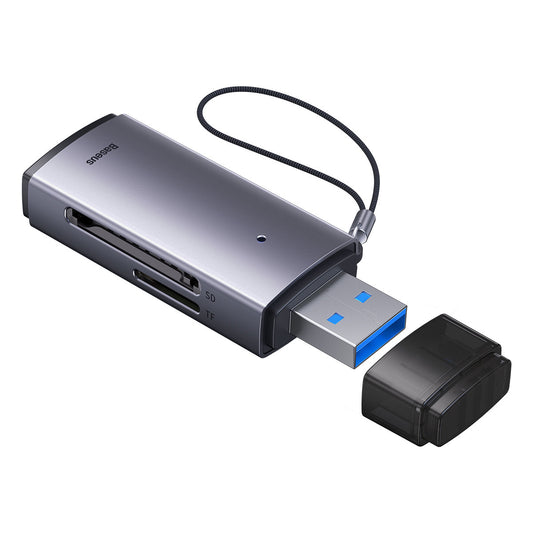USB-kortleser Baseus BS-OH069, SD - microSD, Grå WKQX060013