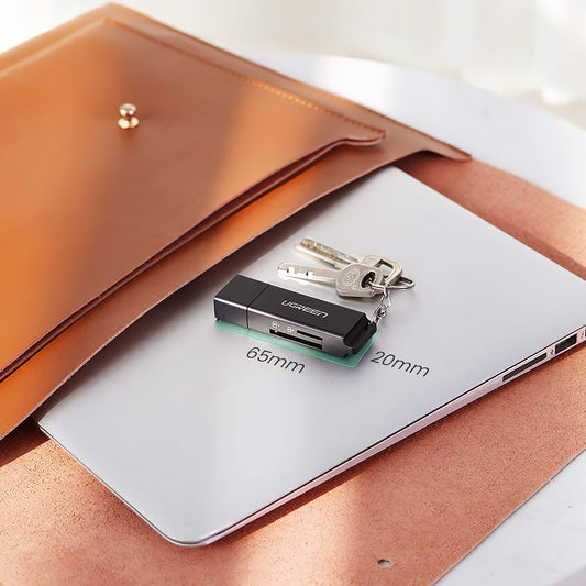 USB 3.0-kortleser UGREEN CM104, SD - microSD, Svart