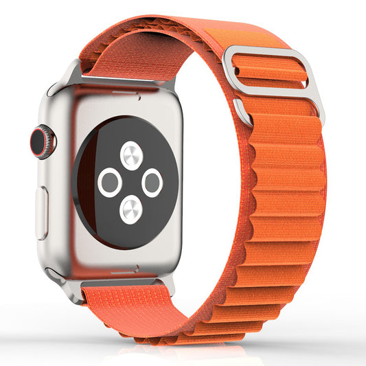 Techsuit W037 dameklokkearmbånd for Apple Watch 42mm / 41mm / 40mm / 38mm Series, Oransje