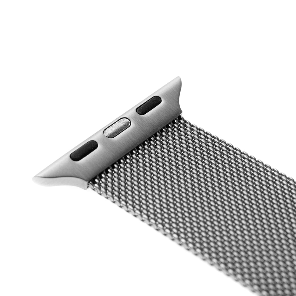 Fixed Mesh reim til Apple Watch 49mm / 46mm / 45mm / 44mm / 42mm serien, Sølvfarget