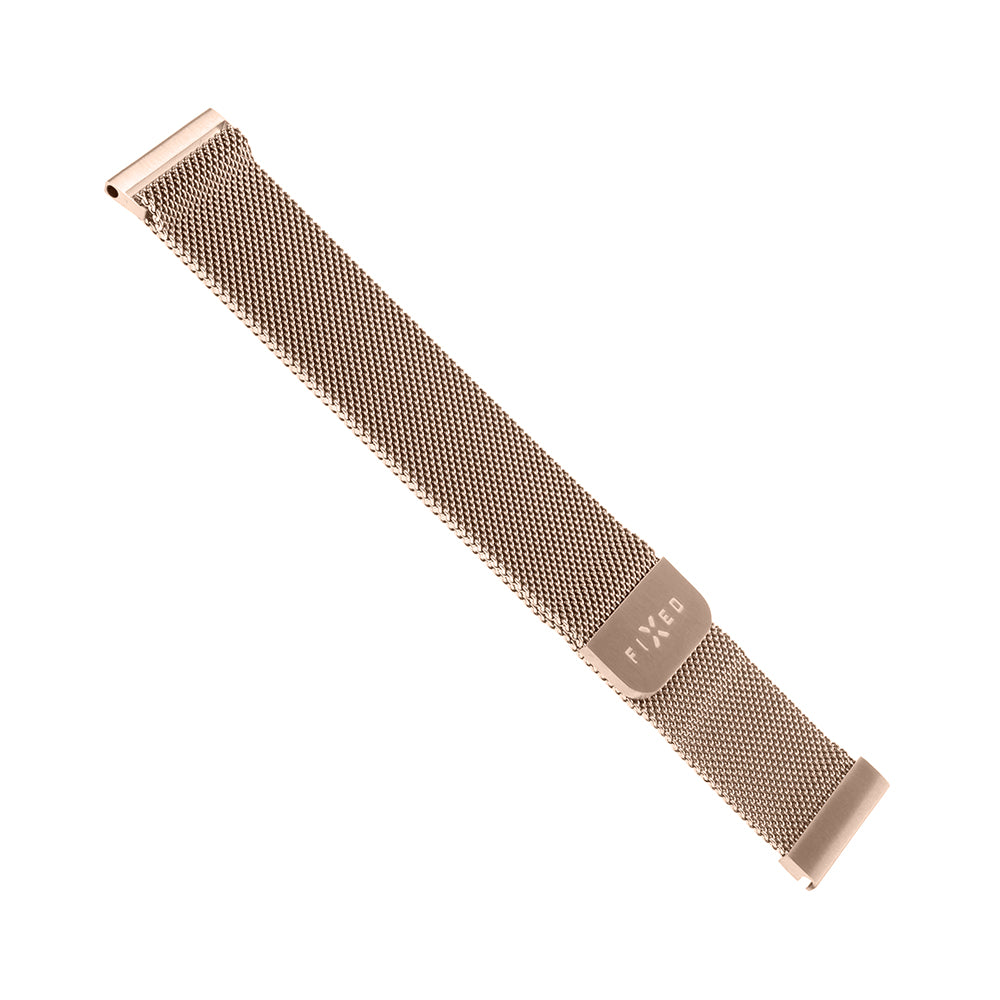 Fixed Mesh-reim for Samsung Galaxy Watch / Huawei Watch Series, 20mm, Roségull