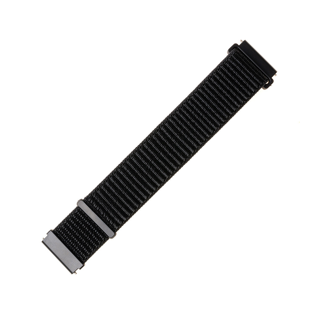 Fixed Nylon-reim for Huawei Watch / Xiaomi Watch Series, 22mm, Svart