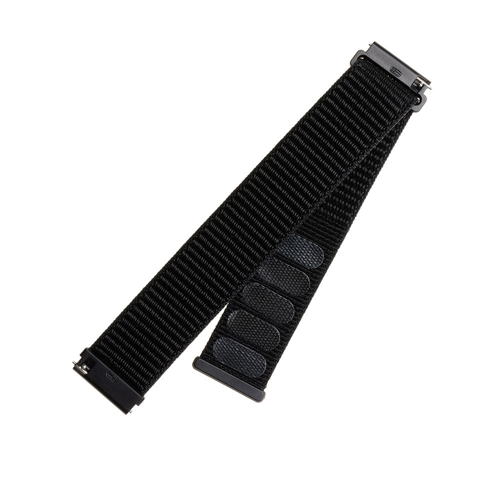 Fixed Nylon-reim for Samsung Galaxy Watch / Huawei Watch Series, 20mm, Svart