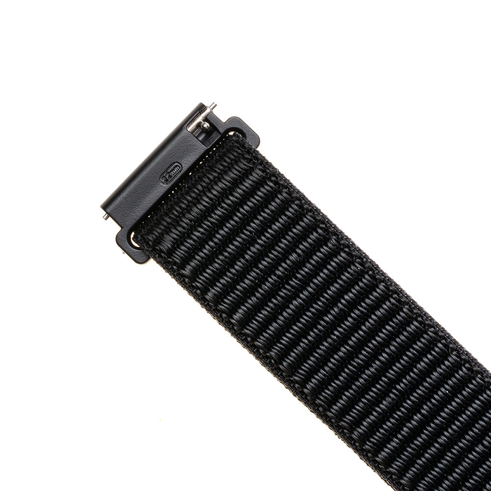 Fixed Nylon-reim for Samsung Galaxy Watch / Huawei Watch Series, 20mm, Svart