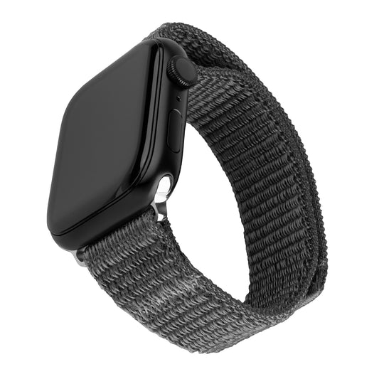Fixed Nylon Sporty reim for Apple Watch 42mm / 41mm / 40mm / 38mm Series, Mørkegrå