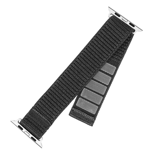 Fixed Nylon Sporty reim for Apple Watch 42mm / 41mm / 40mm / 38mm Series, Mørkegrå