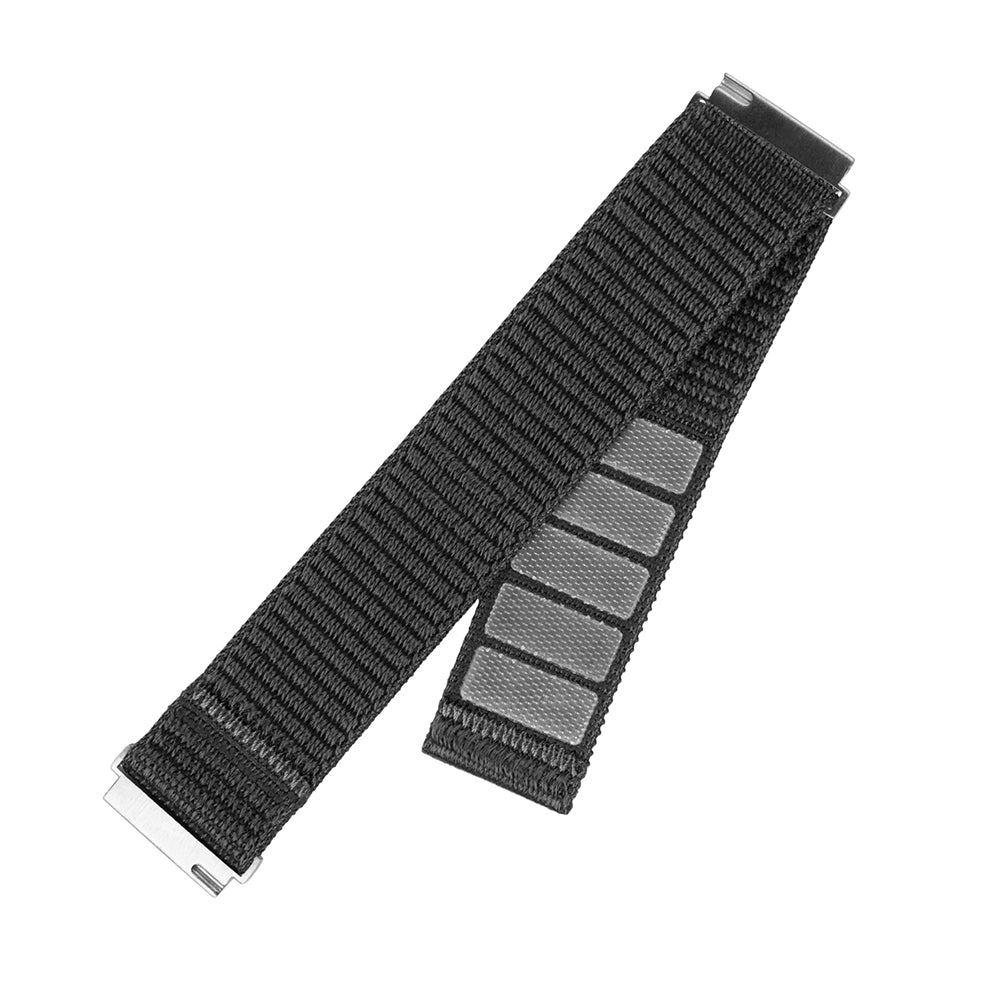 Fixed Nylon Sporty reim for Huawei Watch / Xiaomi Watch Series, 22mm, Mørkegrå