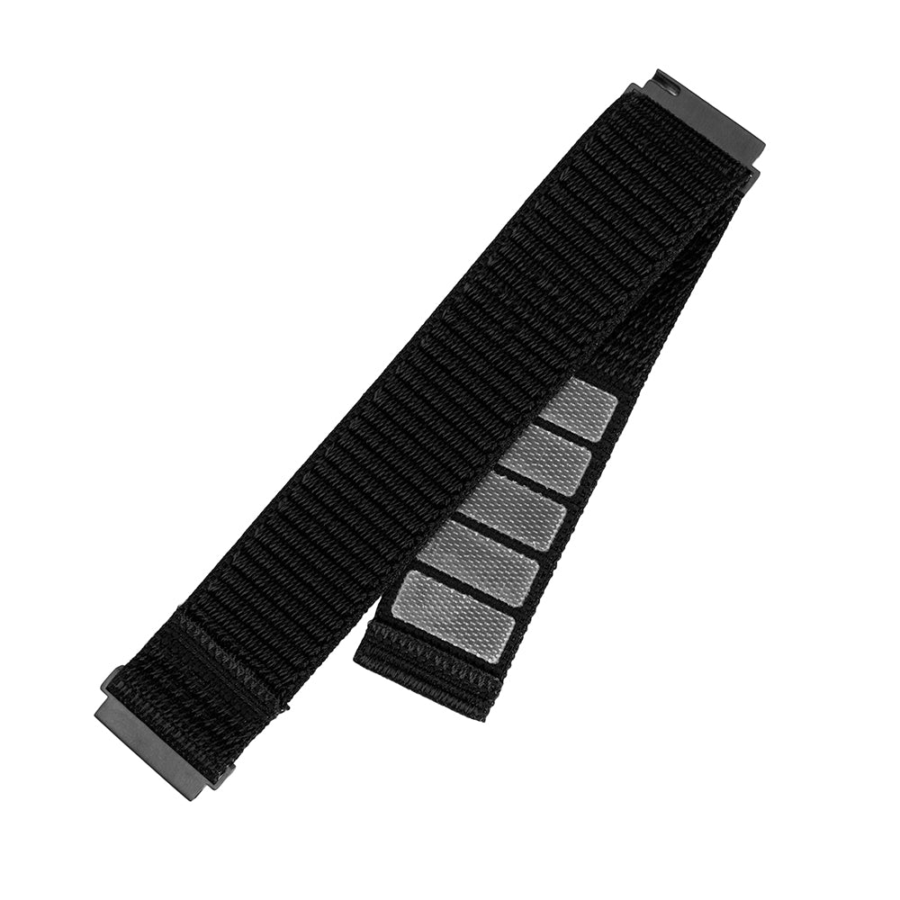 Fixed Nylon Sporty reim for Huawei Watch / Xiaomi Watch Series, 22mm, Svart