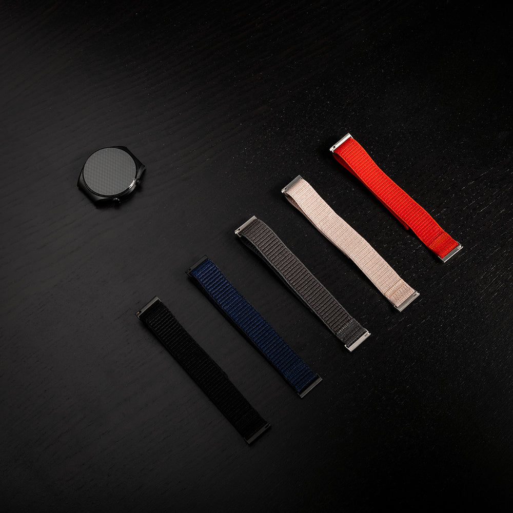 Fixed Nylon Sporty reim for Huawei Watch / Xiaomi Watch Series, 22mm, Roségull