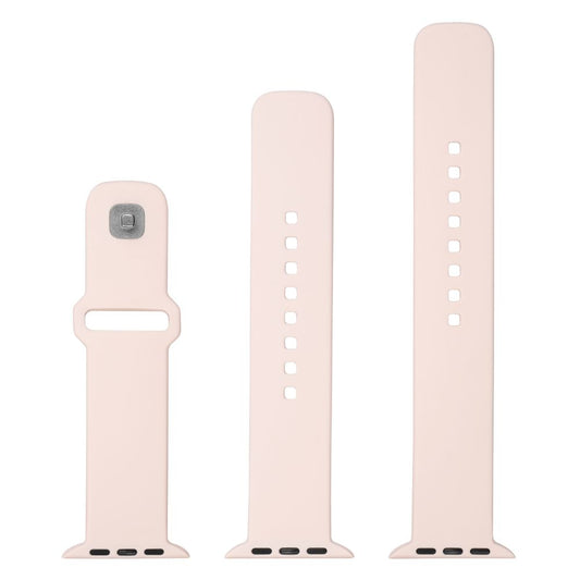Fixed Silicone Sporty reim for Apple Watch 42mm / 41mm / 40mm / 38mm Series, Rosa