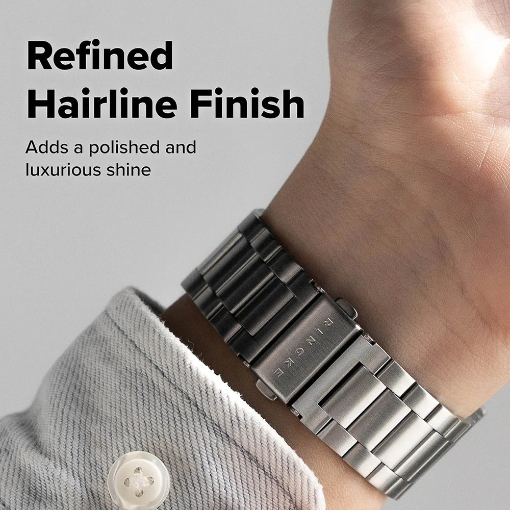 Ringke Metal One Air reim for Apple Watch 49mm / 46mm / 45mm / 44mm Series, Sølv