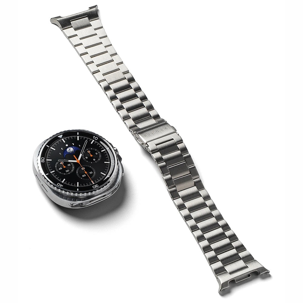 Ringke Metal One Air reim for Samsung Galaxy Watch8 / Watch8 Classic Series, Sølv