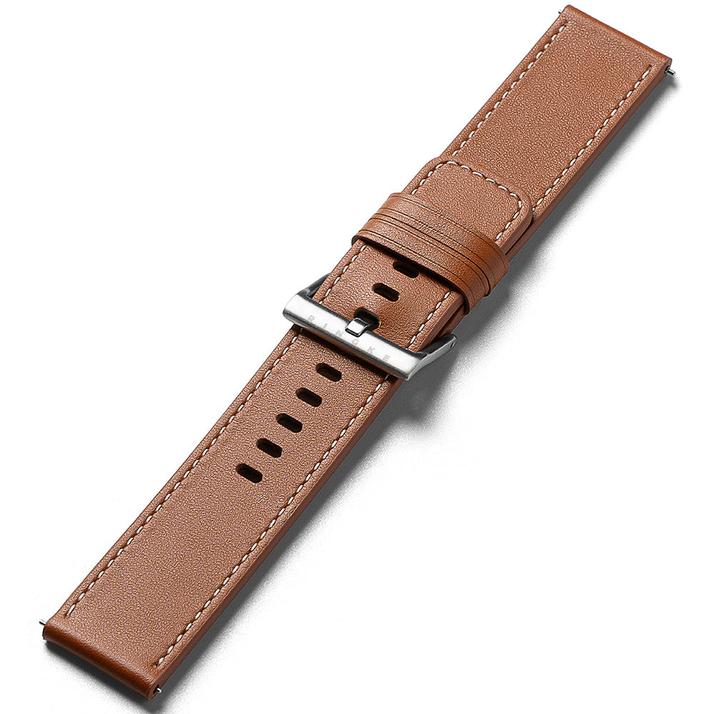 Ringke One Basic Bold reim for Fossil Watch / Mobvoi Watch / Suunto Watch Series, 24mm, Brun