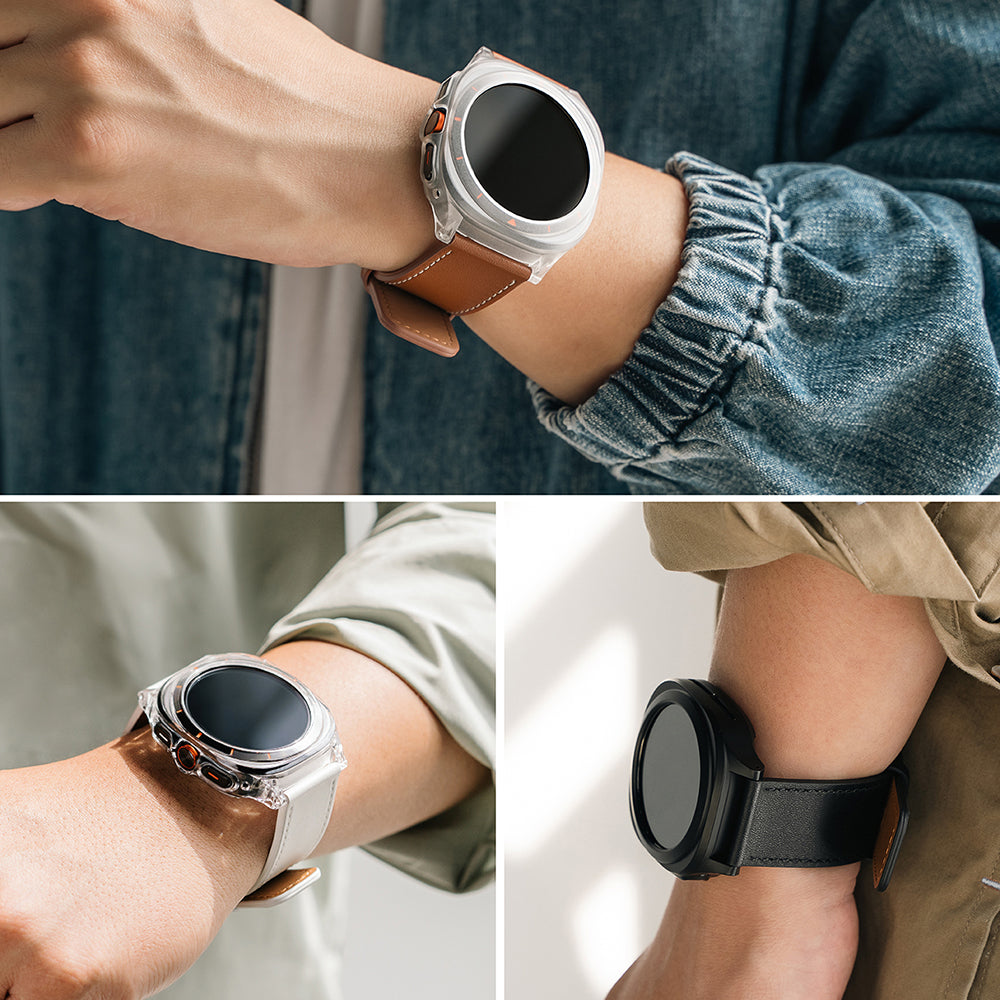 Ringke One Basic Bold reim for Fossil Watch / Mobvoi Watch / Suunto Watch Series, 24mm, Brun