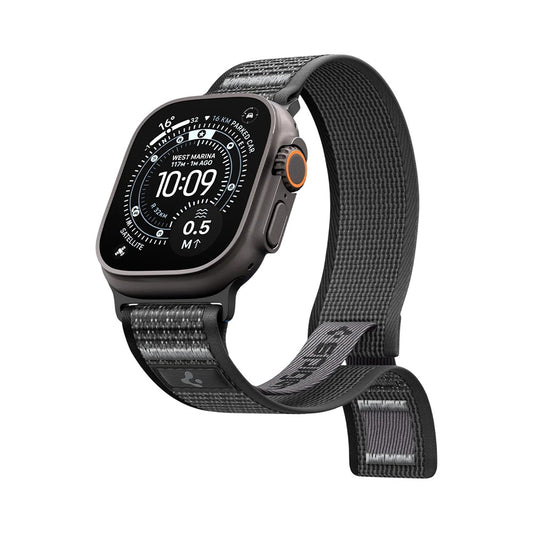 Spigen Athlex Air 2 rem for Apple Watch 49mm / 46mm / 45mm / 44mm-serien, grå AMP11113