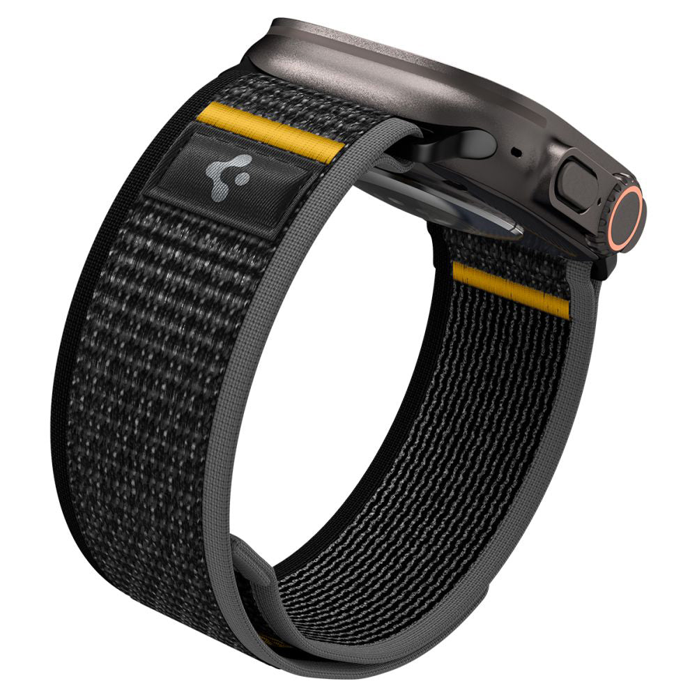 Spigen Athlex Air reim for Apple Watch 49mm / 46mm / 45mm / 44mm Series, Svart AMP09033