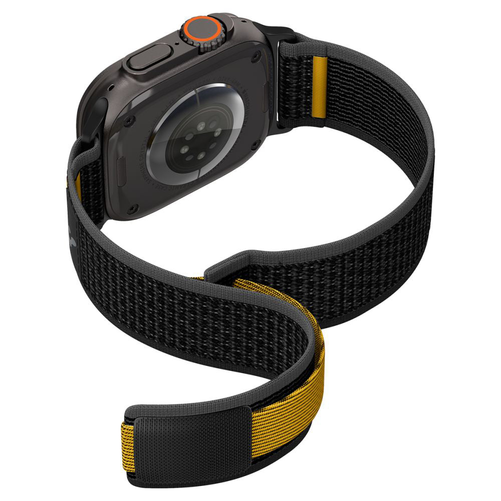 Spigen Athlex Air reim for Apple Watch 49mm / 46mm / 45mm / 44mm Series, Svart AMP09033