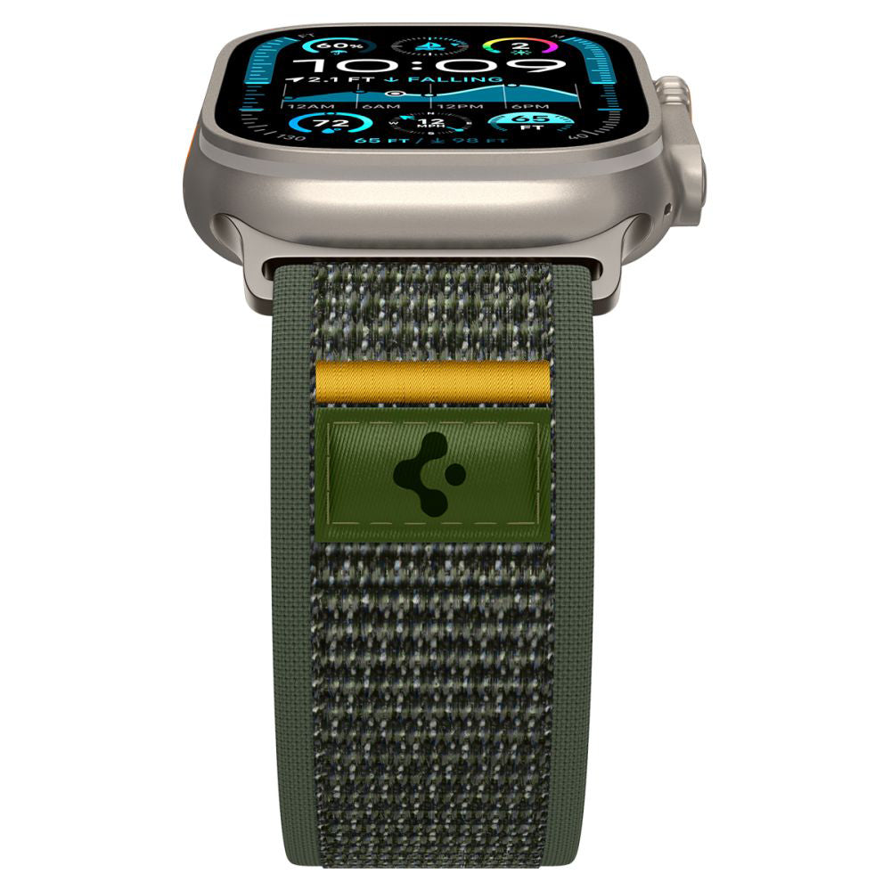Spigen Athlex Air reim for Apple Watch 49mm / 46mm / 45mm / 44mm Series, Grønn AMP09035