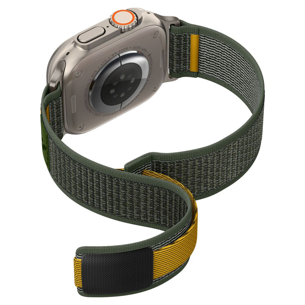 Spigen Athlex Air reim for Apple Watch 49mm / 46mm / 45mm / 44mm Series, Grønn AMP09035