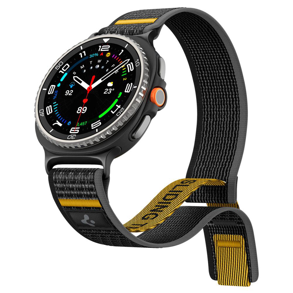 Spigen Athlex Air reim for Samsung Galaxy Watch8 / Watch8 Classic Series, Svart AMP10111