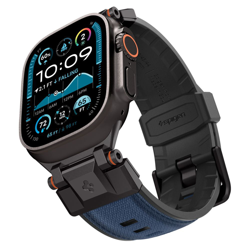 Spigen DuraPro Armor reim for Apple Watch 49mm / 46mm / 45mm / 44mm / 42mm Series, Marineblå AMP09103