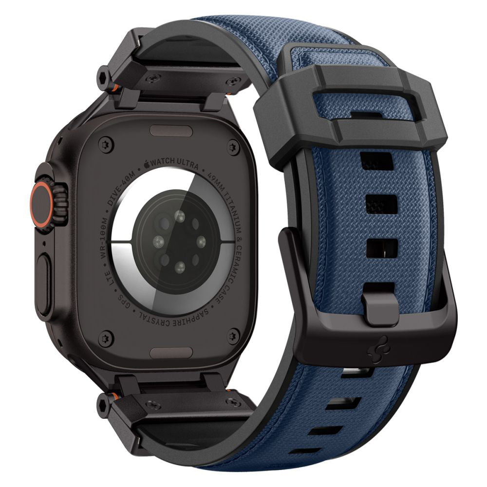 Spigen DuraPro Armor reim for Apple Watch 49mm / 46mm / 45mm / 44mm / 42mm Series, Marineblå AMP09103