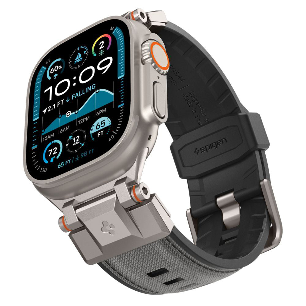Spigen DuraPro Armor reim for Apple Watch 49mm / 46mm / 45mm / 44mm / 42mm Series, Grå AMP09104