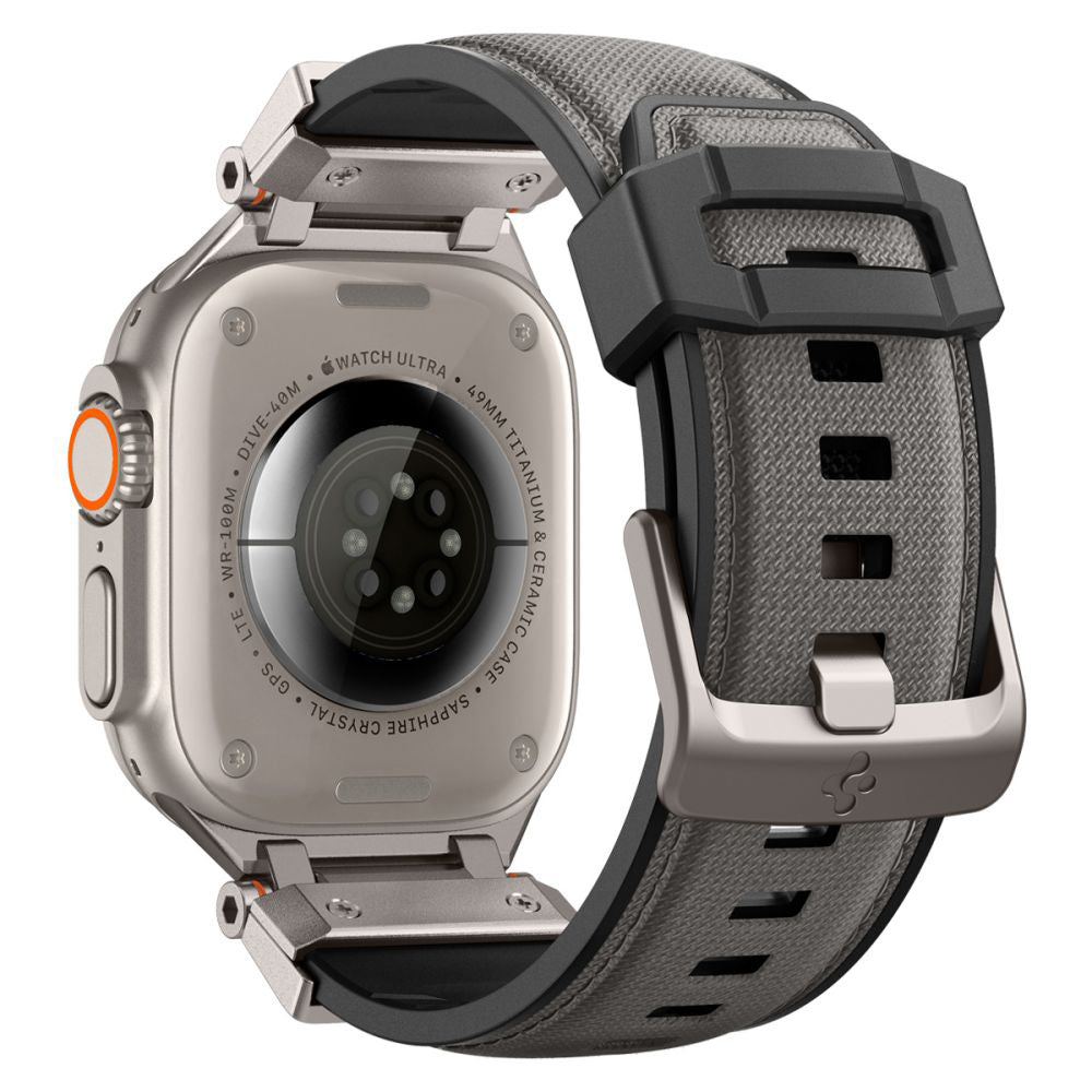 Spigen DuraPro Armor reim for Apple Watch 49mm / 46mm / 45mm / 44mm / 42mm Series, Grå AMP09104
