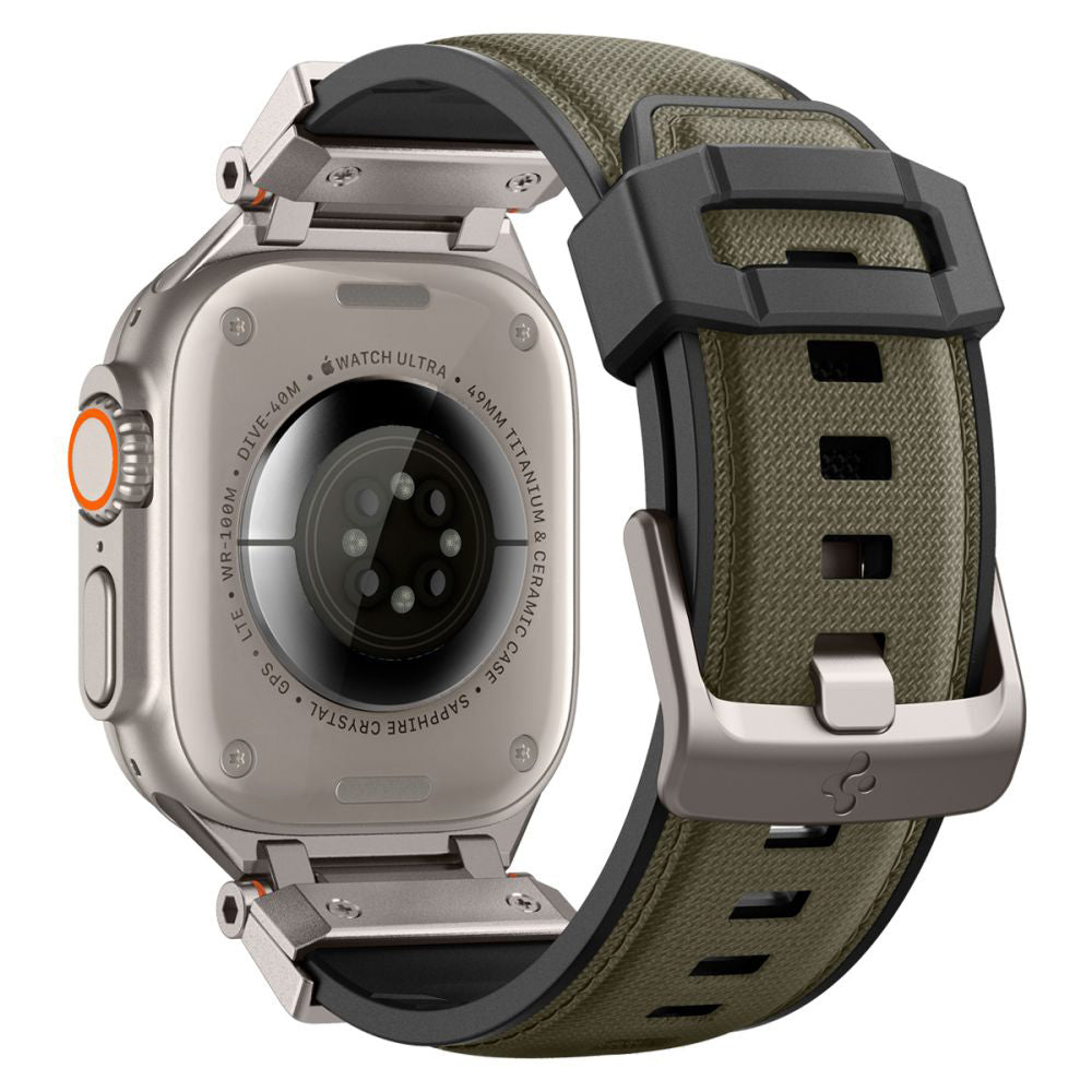 Spigen DuraPro Armor reim for Apple Watch 49mm / 46mm / 45mm / 44mm / 42mm Series, Grønn AMP09102