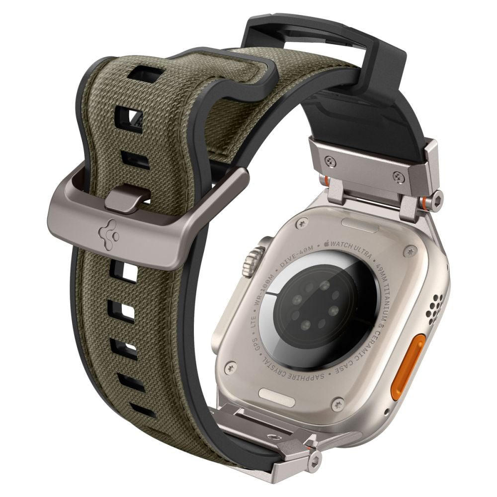 Spigen DuraPro Armor reim for Apple Watch 49mm / 46mm / 45mm / 44mm / 42mm Series, Grønn AMP09102