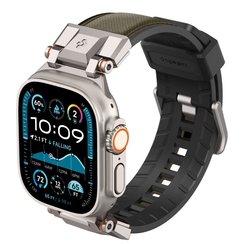 Spigen DuraPro Armor reim for Apple Watch 49mm / 46mm / 45mm / 44mm / 42mm Series, Grønn AMP09102