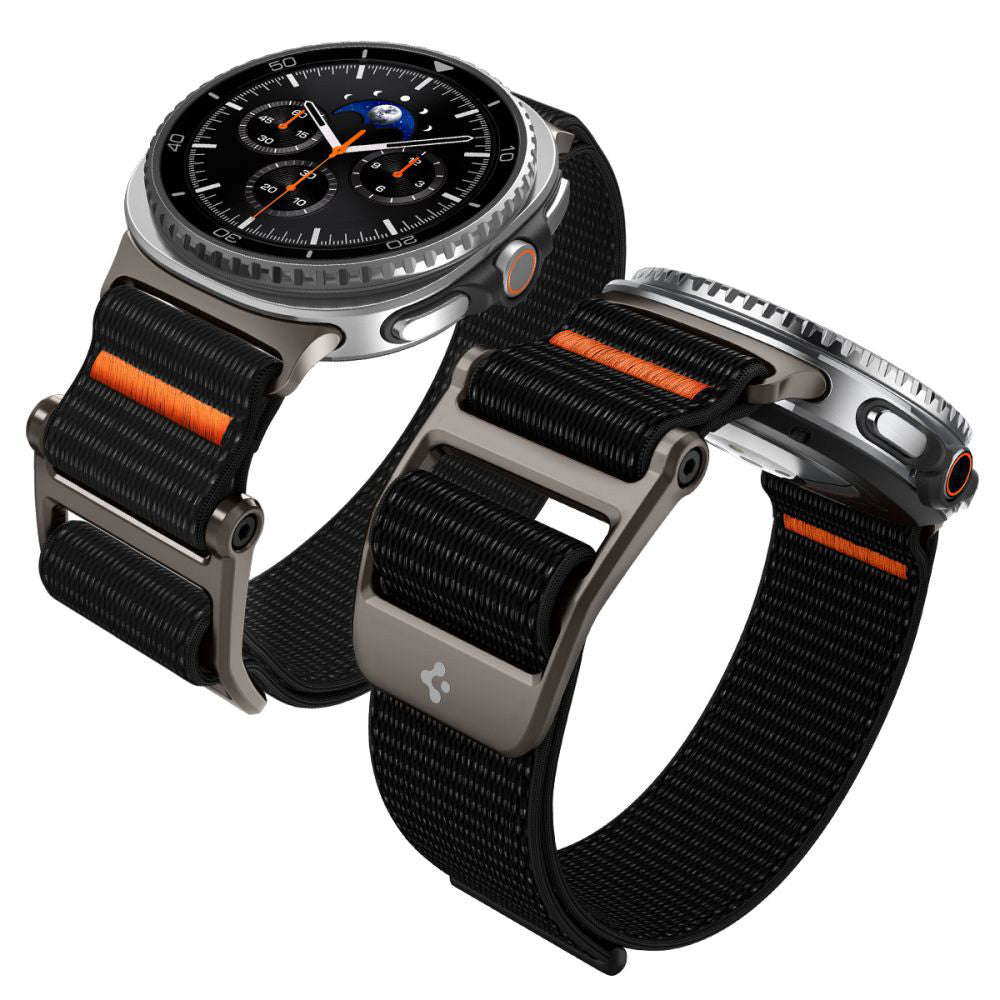 Spigen DuraPro Flex reim for Samsung Galaxy Watch8 / Watch8 Classic Series, Svart AMP10116